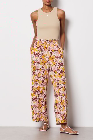 Pantalon - Jaune et rouge