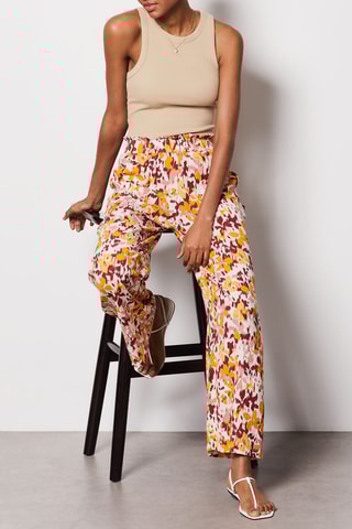 Pantalon - Jaune et rouge