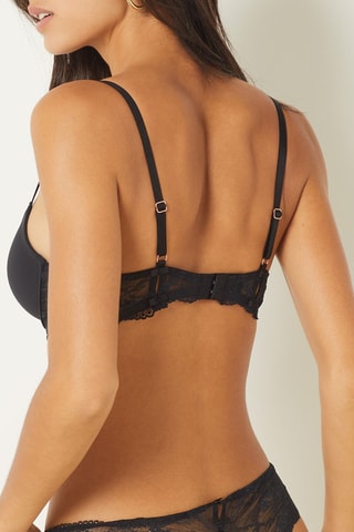 Soutien-gorge ampliforme Pure Delicate - Noir