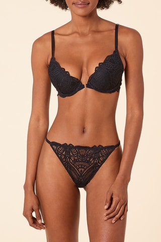 Soutien-gorge push-up Enigme - Noir