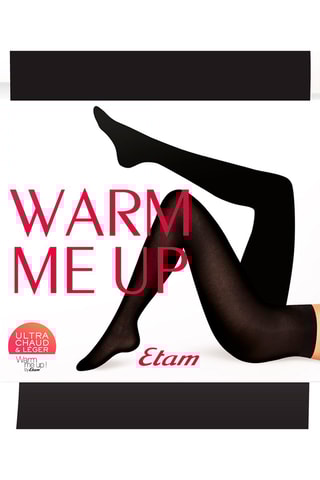 Collant Warm Me Up - 100 deniers - Noir