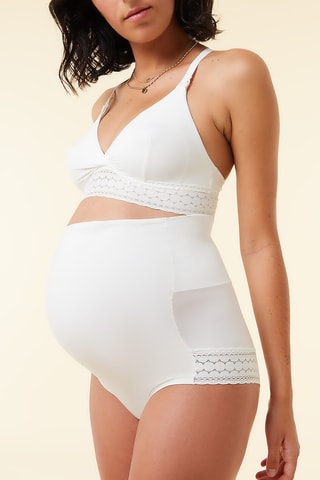 Culotte de maternité  - Ecru