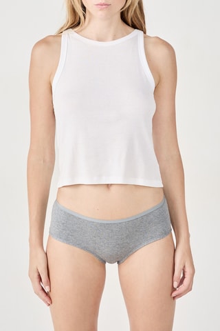 3 shortys John - Gris et saumon