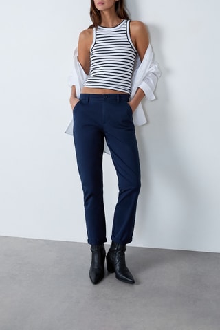 Pantalon Chino - Bleu marine