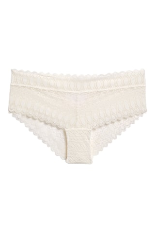 Shorty Gravure - Blanc