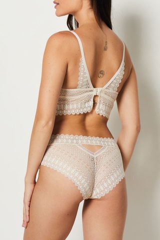 Shorty Gravure - Beige