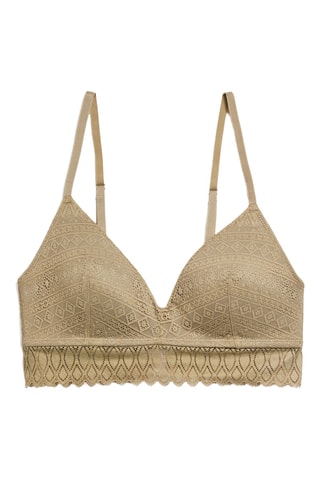 Soutien-gorge Gravure -  Vert olive