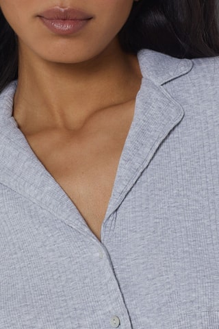 Chemisier de pyjama Coly - Gris clair