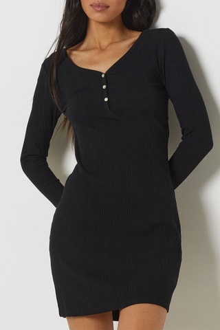 Chemise de nuit Coly - Noir
