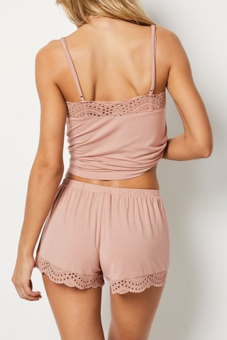 Short de pyjama Josephine - Vieux rose