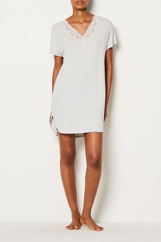Chemise de nuit Josephine - Gris clair
