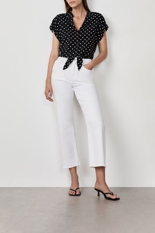 Pantalon taille haute Doda - Blanc