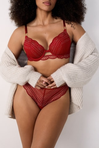 Soutien-gorge Rosace -  Rouge