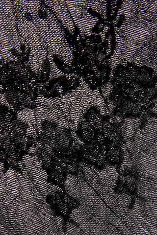 Chaussettes Glam Fleurs - Noir