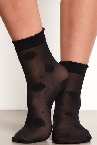 Chaussettes Glam Soleil - Noir