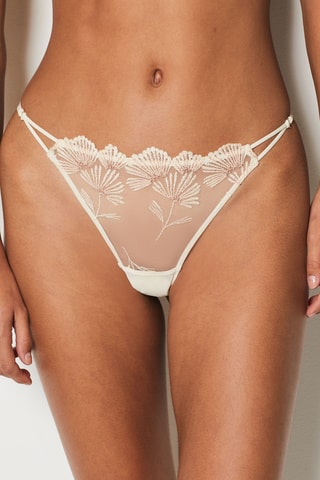 String Palmes - Ecru