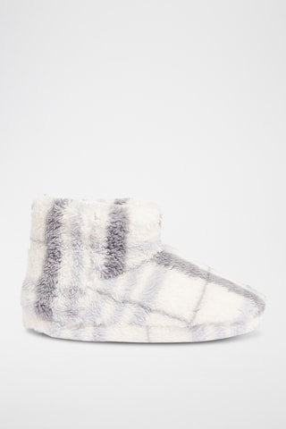 Pantoufles montantes fourrées Gemmy - Gris