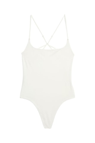 Body-string Amande - Ecru