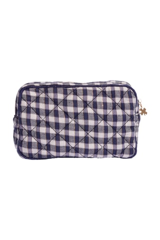 Trousse Beloved - Bleu marine et blanc