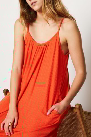 Robe midi Felicity - Orange
