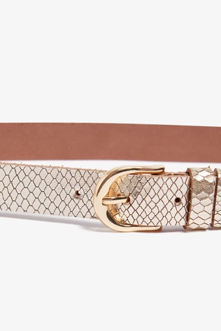 Ceinture en cuir Indila - Doré