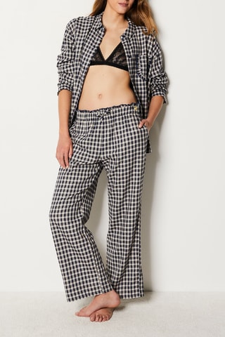 Pantalon Lindy - Bleu marine et blanc