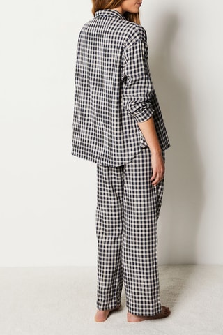 Chemisier Lindy - Bleu marine et blanc