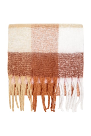 Echarpe Bertha - Beige et rose