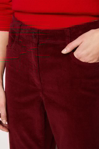 Pantalon en velours Enory - Bordeaux