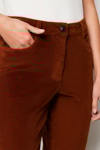 Pantalon en velours Enory - Marron