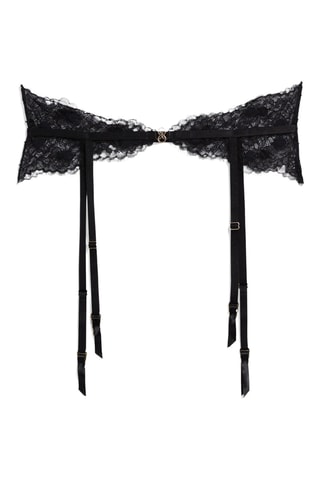 Porte Elixir - jarretelles  Noir