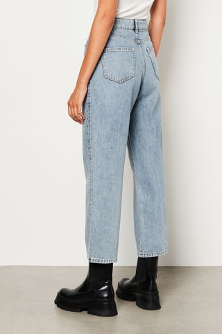 Jean 7/8 taille haute Ducas - Bleu roi