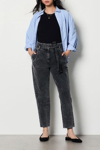 Jean taille haute Dorothee - Anthracite