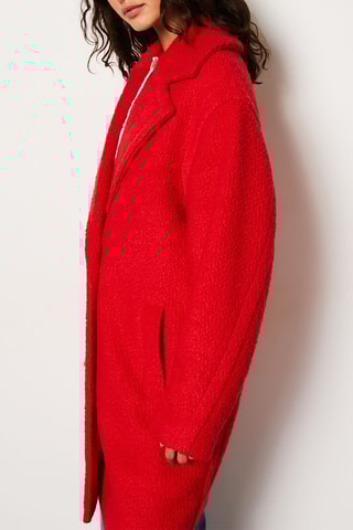 Manteau en laine Maddox - Rouge