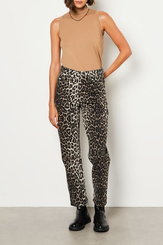 Pantalon taille haute Leonardo - Beige