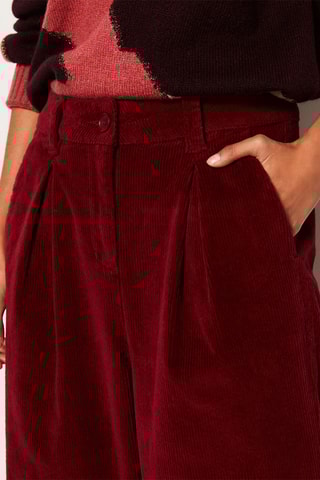 Pantalon en velours Mahe - Bordeaux