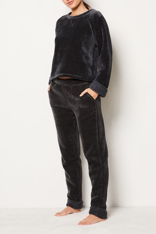 Sweat en velours Mirya - Noir