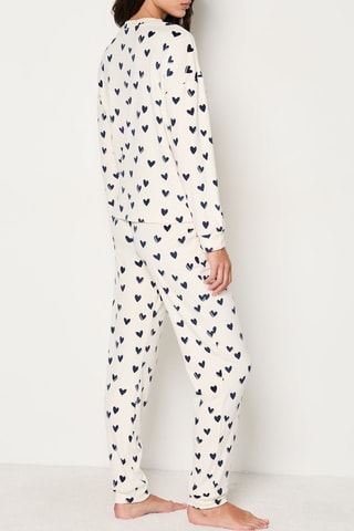 Pyjama Gisette - Bleu marine et blanc