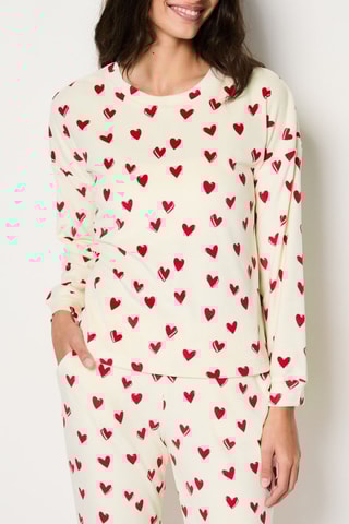 Pyjama Gisette - Rouge et rose