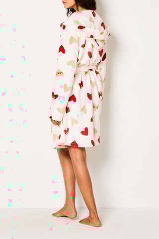 Peignoir à capuche Ginia - Ecru