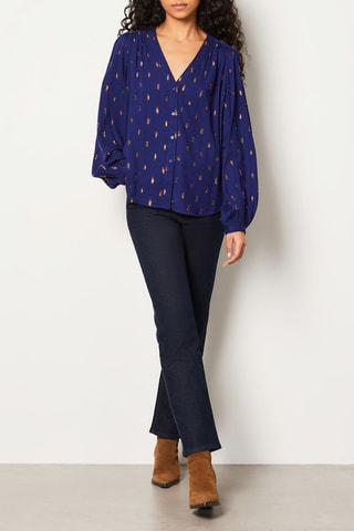 Chemisier Mayarod - Bleu roi