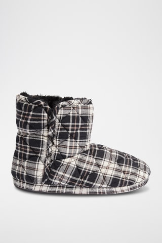 Pantoufles montantes fourrées Mark - Noir