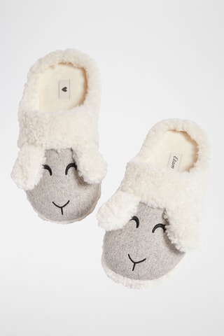 Pantoufles à oreilles Gotier - Anthracite