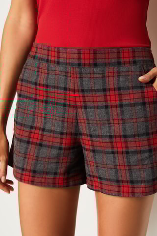 Pyjama Gavino - Gris foncé et rouge