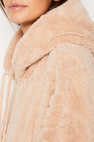 Robe sweat à capuche Maryme - Beige