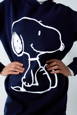 Chemise de nuit Snoopy Snoopy et les Peanuts Faro - Bleu nuit