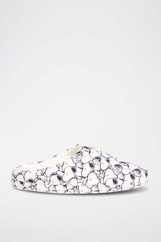 Pantoufles Snoopy Snoopy et les Peanuts Fethi - Blanc et noir