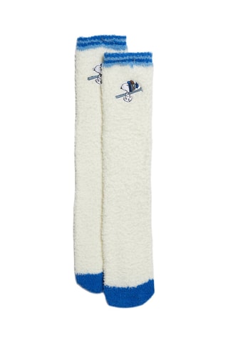 Chaussettes Snoopy Snoopy et les Peanuts Fethi - Bleu marine et blanc