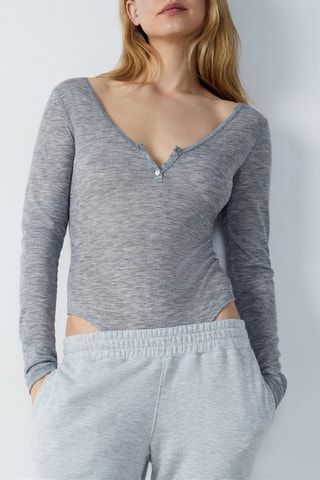 Body Lenna - Gris clair chiné