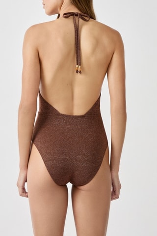 Maillot 1 pièce Helio - Marron